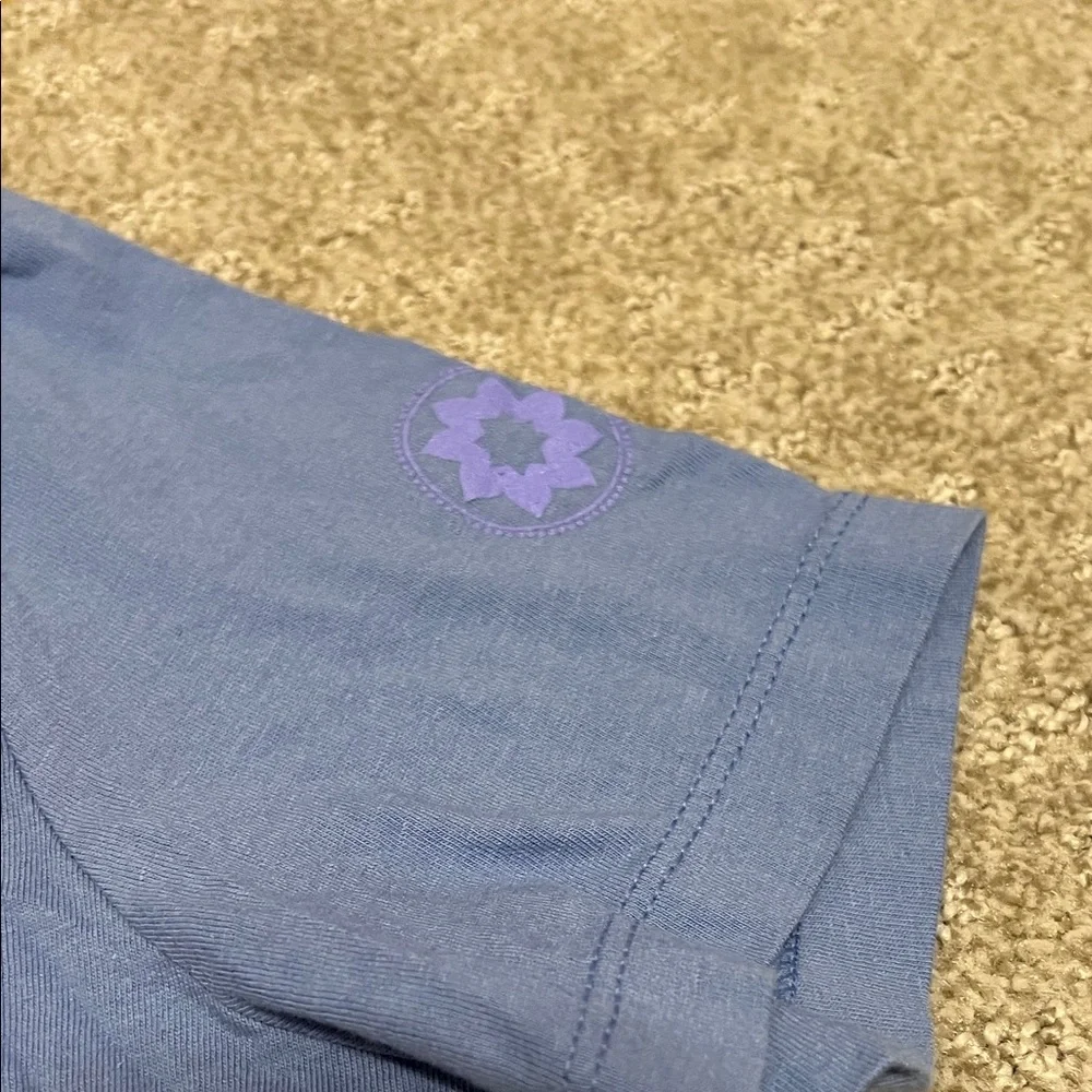 Club Pilates Women's Blue Short Sleeve Tee - Picture 4 of 4